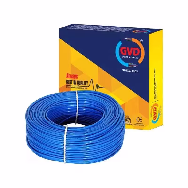 GVD 2.5 Sqmm Blue Single Core FR PVC Flexible Insulated Copper Wire for Home, Domestic & Industrial Use, Length: 45 m