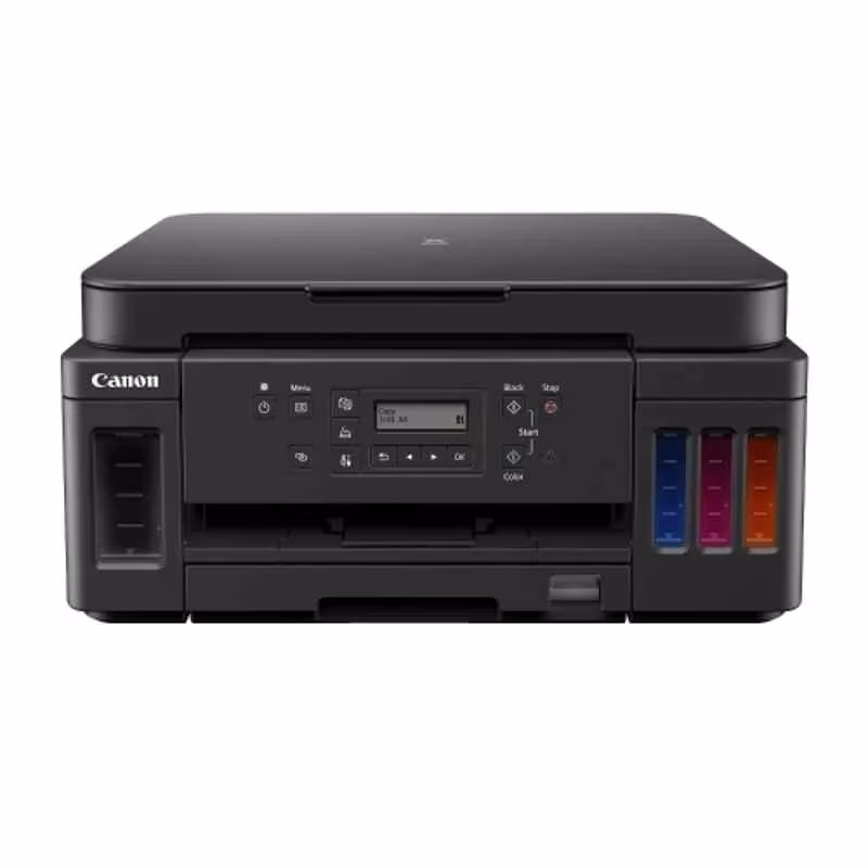 Canon PIXMA MegaTank G6070 All-in-One Colour Ink Tank Printer, Wi-Fi, Auto Duplex & Network, 13ppm Mono & 6.8ppm Colour, Black