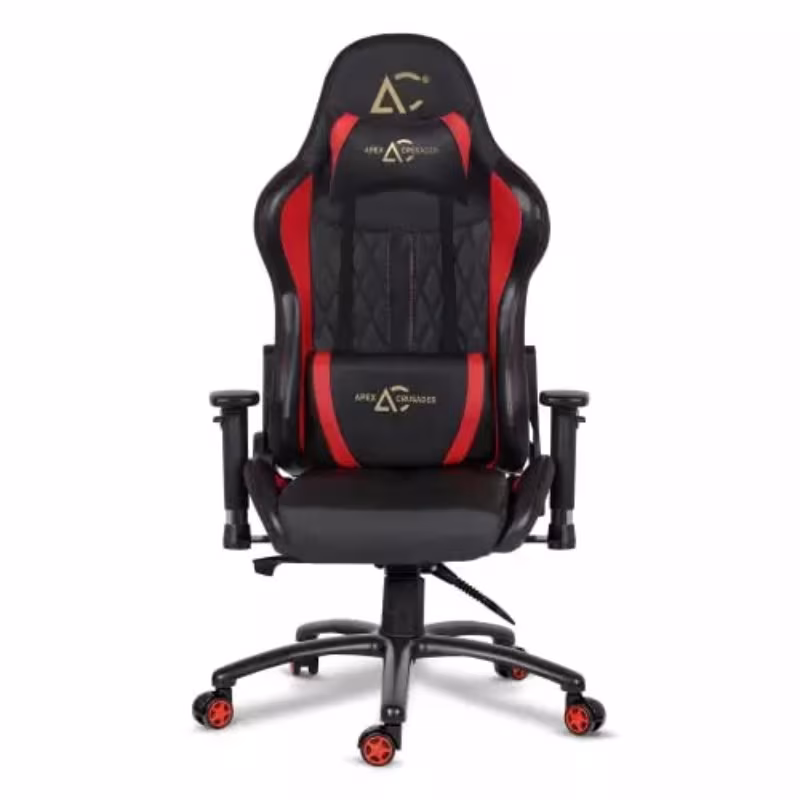 SAVYA HOME Apex Crusader XI Ergonomic Gaming Chair with Aluminium Base,Removable Headrest,3D Armrest