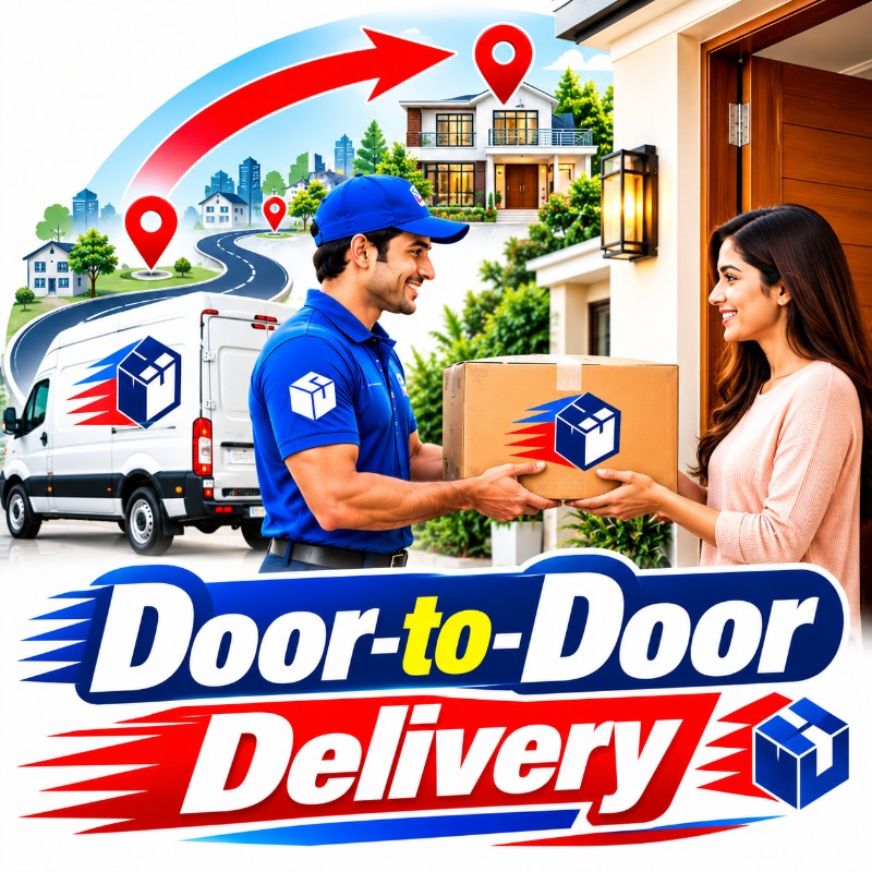 Door-To-Door Delivery Distribution Available