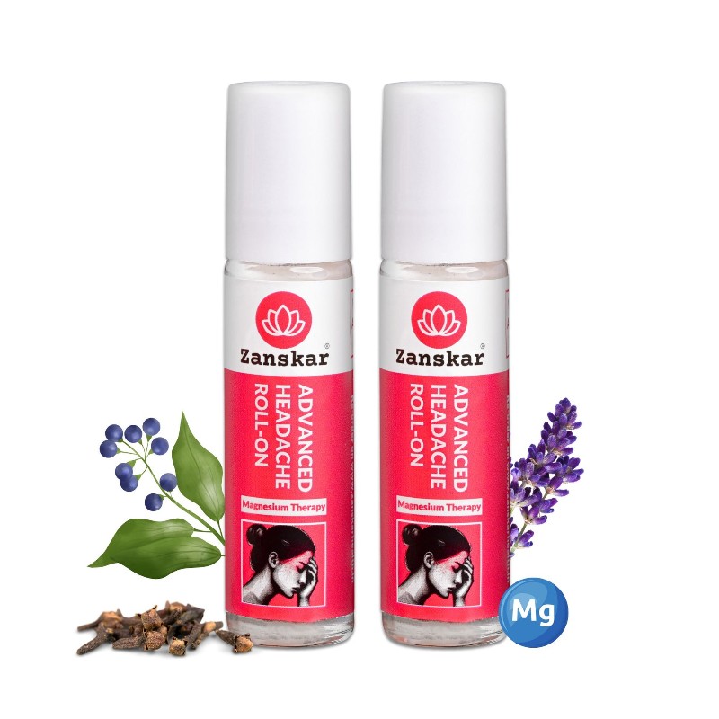 Buy Migraine Headache Relief Roll On _ 10 Minute Fast Relief – Zanskar
